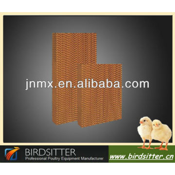 evaporative cooling pad for poultry farm equipment